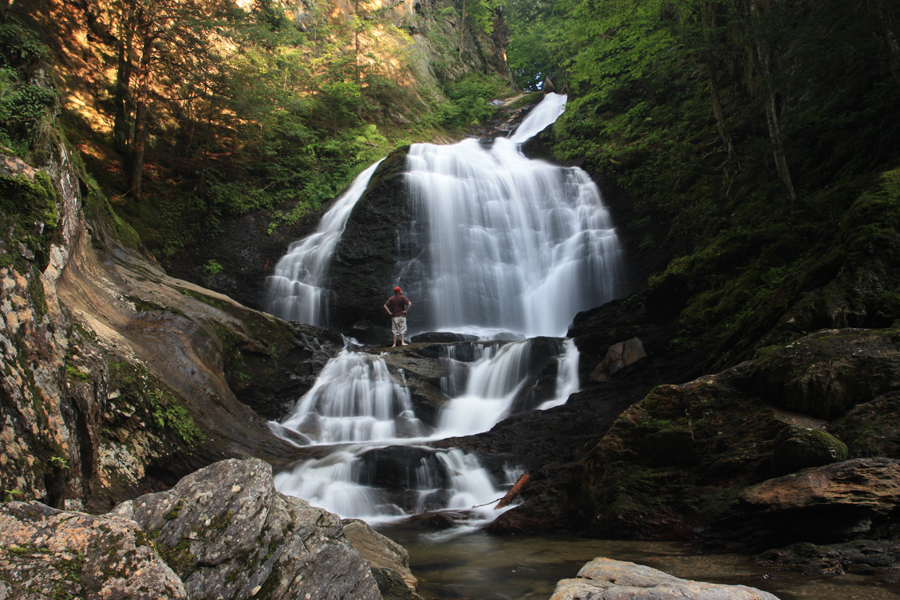 Moss Glen Falls, near Stowe, VT Waterfall, Waterfall hikes, Glens falls