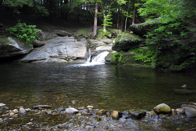 england swimming holes bellevue falls waterfalls ma trail newenglandwaterfalls