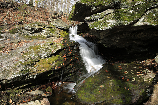 Falls At Sheepskin Hollow Preserve, Connecticut