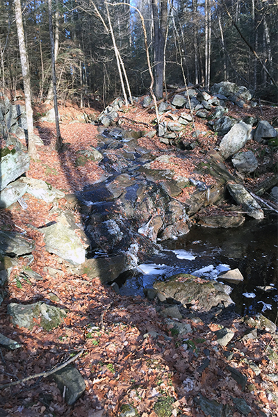 Falls on Madden Pond Outlet, Connecticut