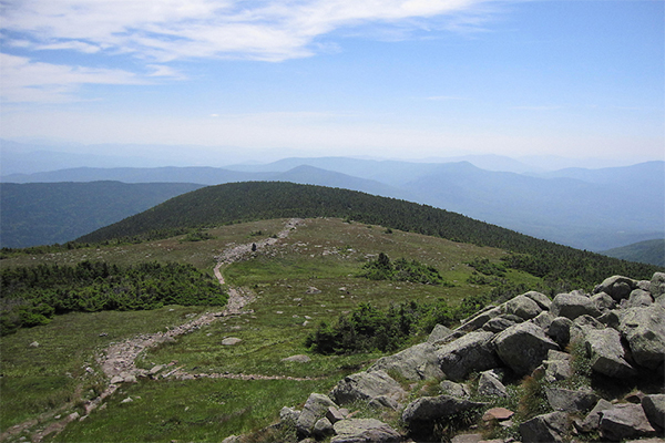 view from near the summit of Mt. Moosilauke, New Hampshire