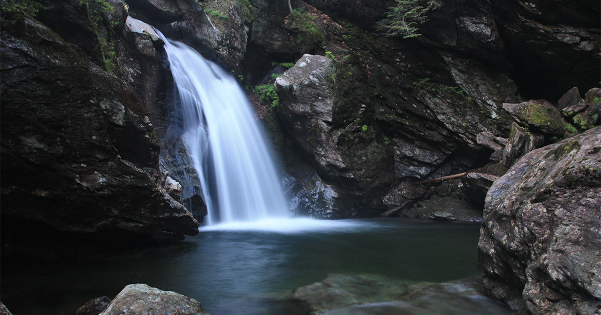 Waterfalls near Stowe, Vermont