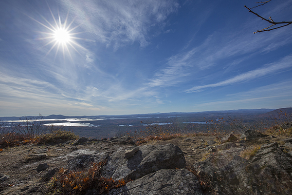 view from one of the ledges on Mt. Roberts