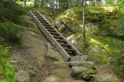 ladder on Middle Sugarloaf, NH