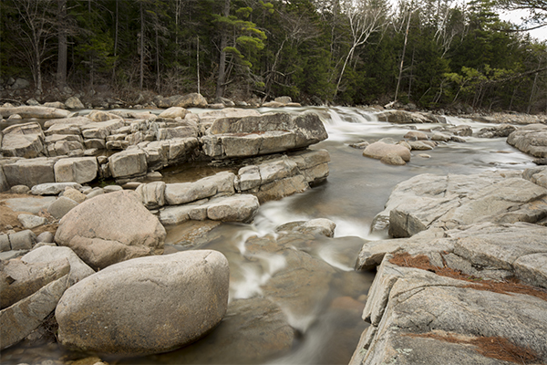 Lower Falls along the Kancamagus Highway / NH Route 112