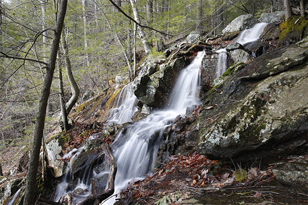 Cascades Along The Falls Cutoff Trail, Connecticut