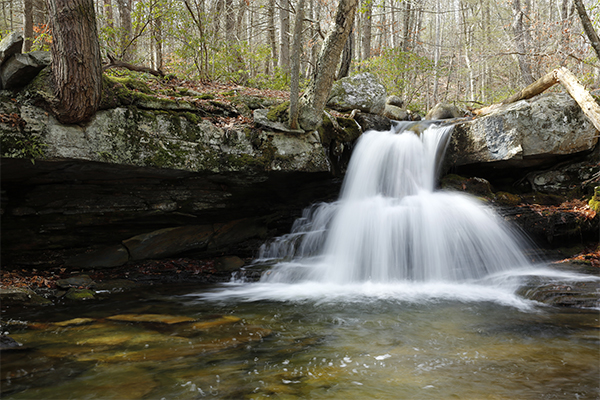 Cascades Along The Westledge Trail, Connecticut