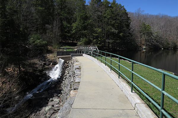 Falls at Green Fall Pond, Connecticut