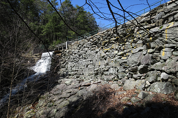 Falls at Green Fall Pond, Connecticut