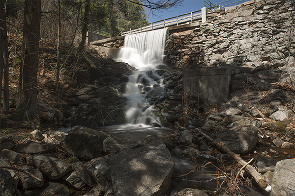 Falls at Green Fall Pond, Connecticut