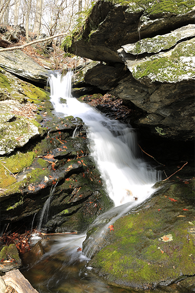 Falls At Sheepskin Hollow Preserve, Connecticut