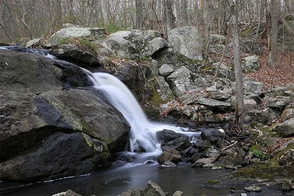 Fort Hill Brook Falls, Connecticut