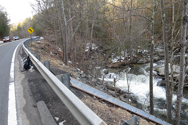 Cascade On The Little River, Massachusetts