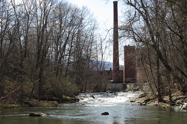 Cascades At Green River Linear Park, Massachusetts