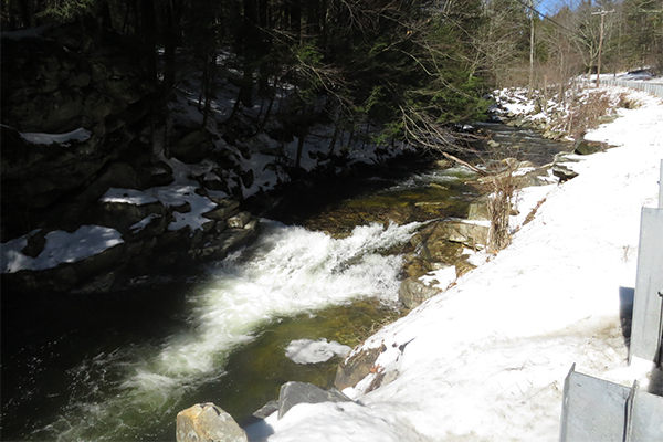 Cascades On The Buck River, Massachusetts