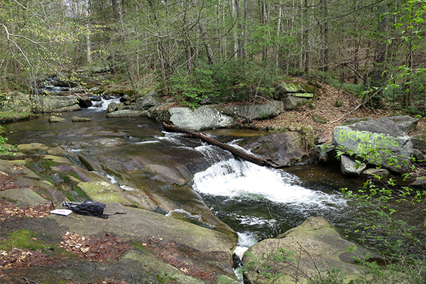 Scott Brook Falls, Massachusetts