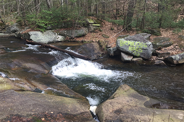 Scott Brook Falls, Massachusetts