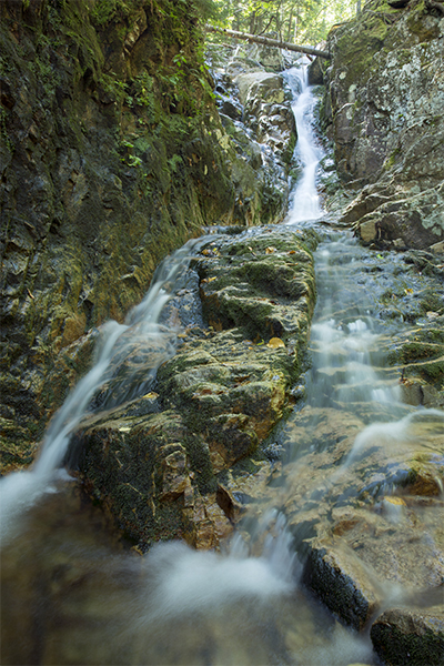 another view of Beecher Cascade from within its gorge