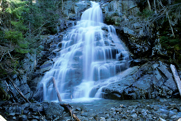 Cloudland Falls, Falls On The Falling Waters Trail, New Hampshire