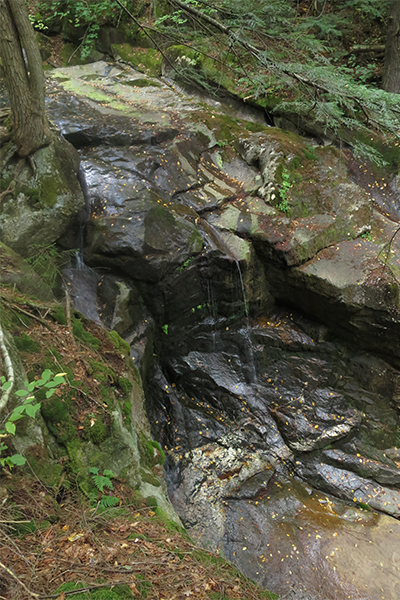 Erebus Fall in extremely low water, New Hampshire