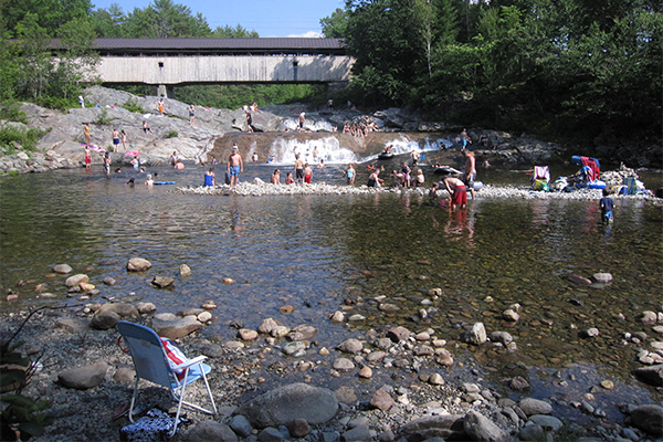Swiftwater Falls (Bath) (Best Swimming Holes in New Hampshire)