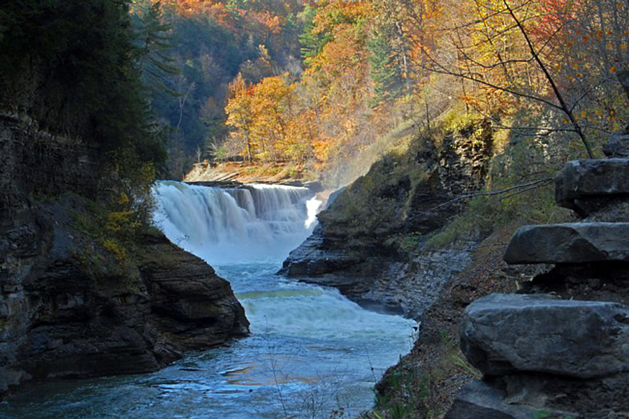 Letchworth Falls-Lower Falls, New York