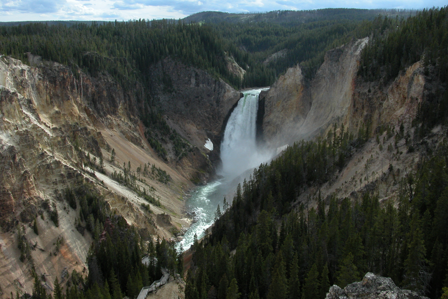 Lower Falls, Yellowstone River, Wyoming