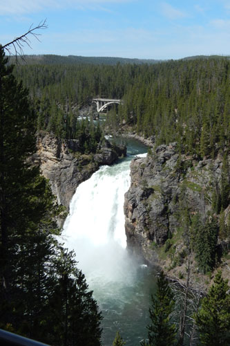 Upper Falls of the Yellowstone, Wyoming